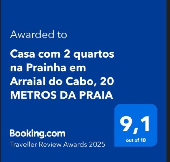 Casa Com 2 Quartos Na Prainha Em Arraial Do Cabo, 20 Metros Da Praia Extérieur photo